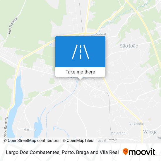 Largo Dos Combatentes mapa