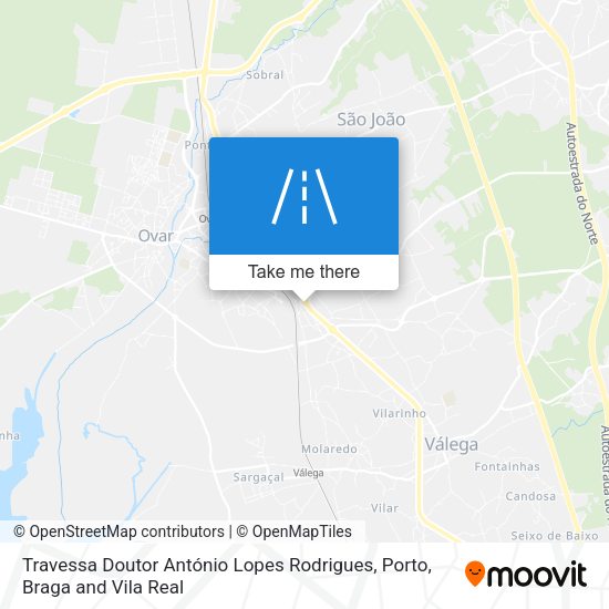 Travessa Doutor António Lopes Rodrigues map