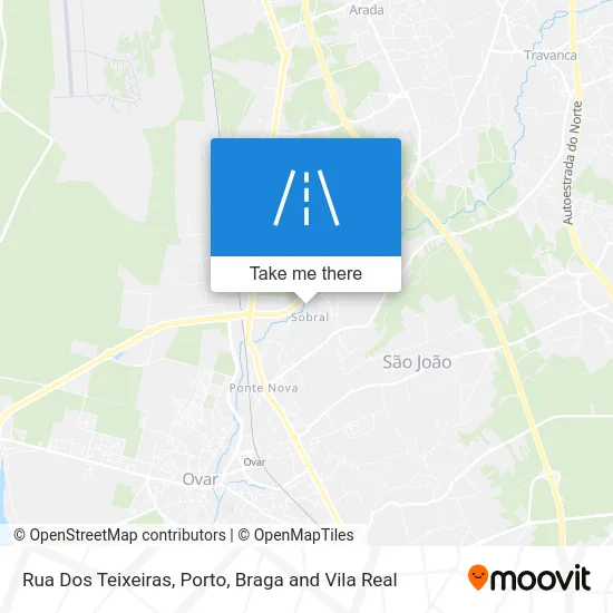 Rua Dos Teixeiras map