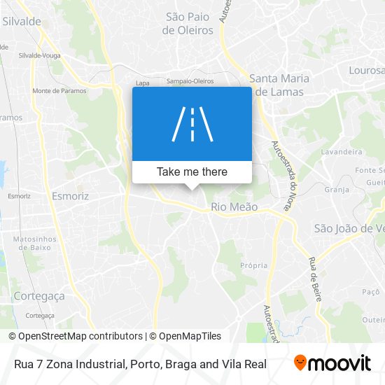 Rua 7 Zona Industrial mapa