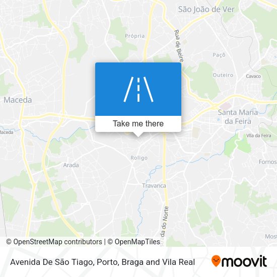 Avenida De São Tiago map
