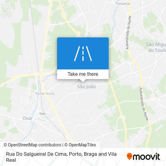 Rua Do Salgueiral De Cima map