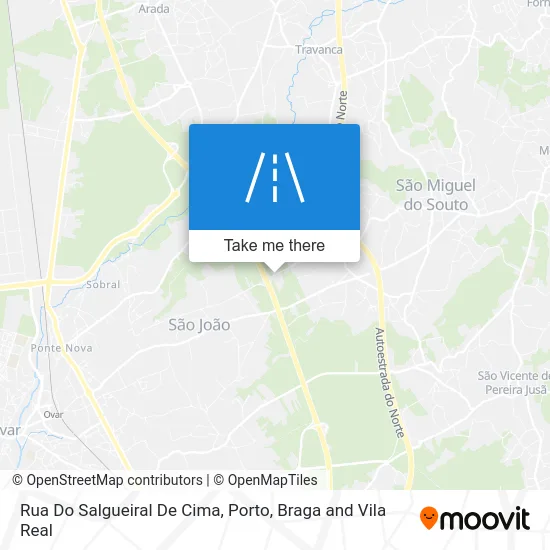 Rua Do Salgueiral De Cima map