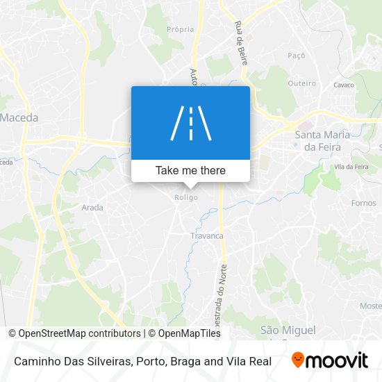 Caminho Das Silveiras mapa