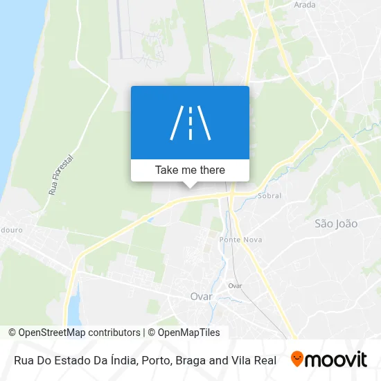 Rua Do Estado Da Índia map