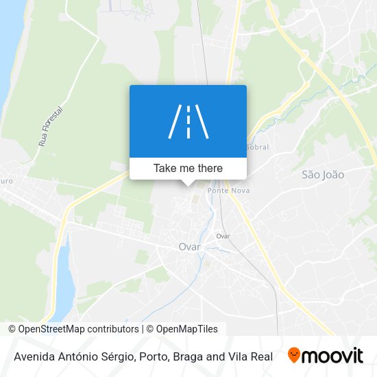 Avenida António Sérgio map