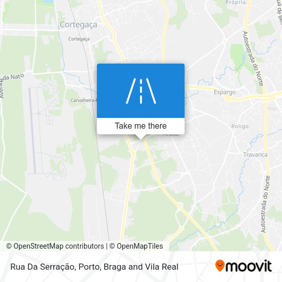 Rua Da Serração mapa