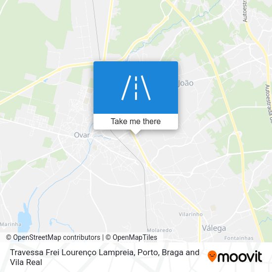 Travessa Frei Lourenço Lampreia mapa