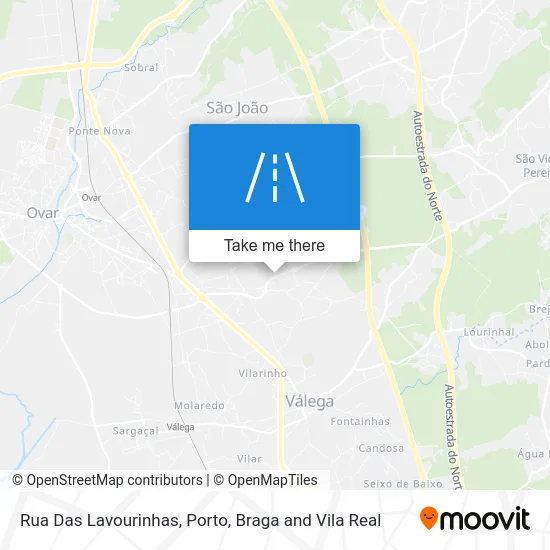 Rua Das Lavourinhas map