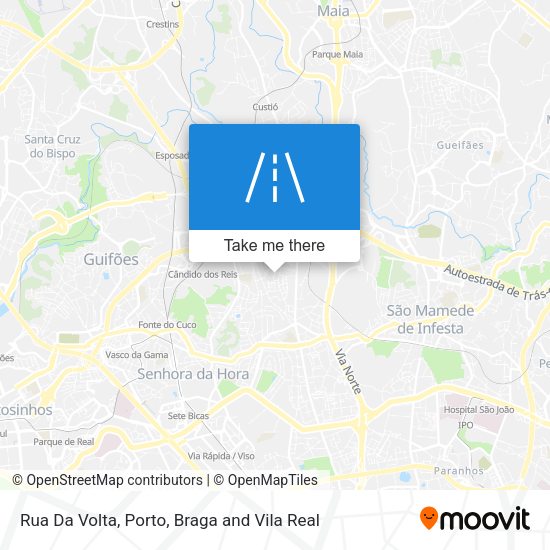Rua Da Volta mapa