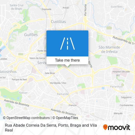 Rua Abade Correia Da Serra map