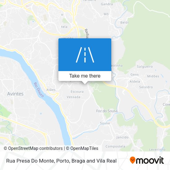 Rua Presa Do Monte mapa