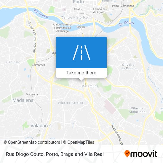 Rua Diogo Couto mapa