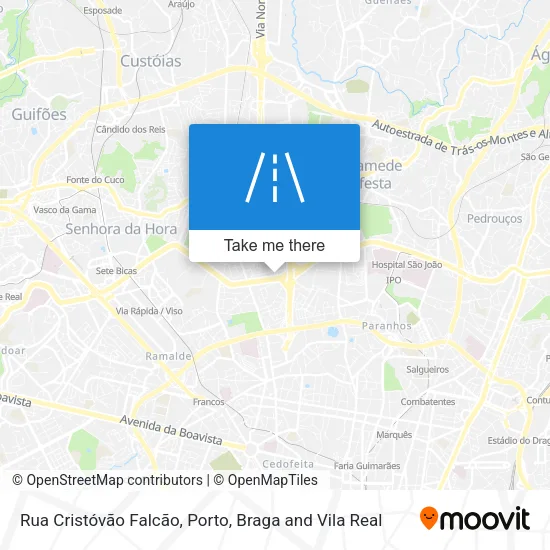 Rua Cristóvão Falcão map