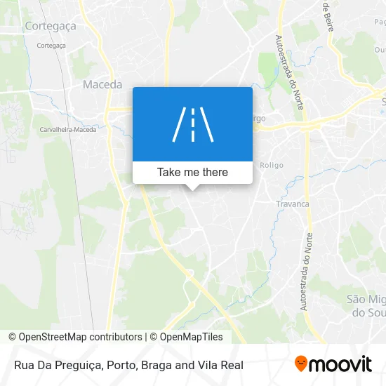 Rua Da Preguiça map