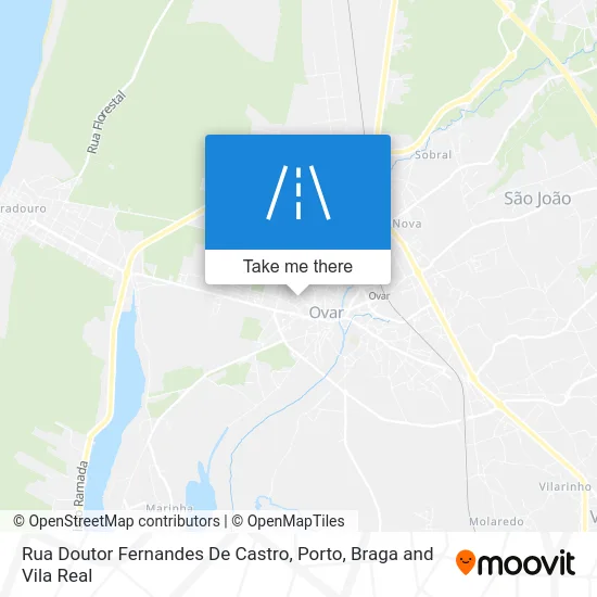Rua Doutor Fernandes De Castro map