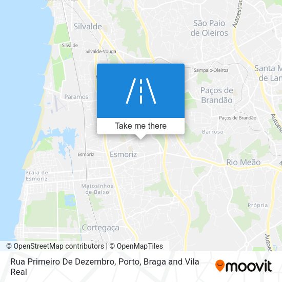 Rua Primeiro De Dezembro mapa