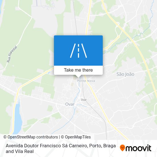 Avenida Doutor Francisco Sá Carneiro mapa