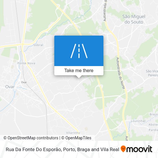 Rua Da Fonte Do Esporão map