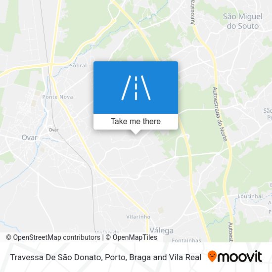 Travessa De São Donato mapa