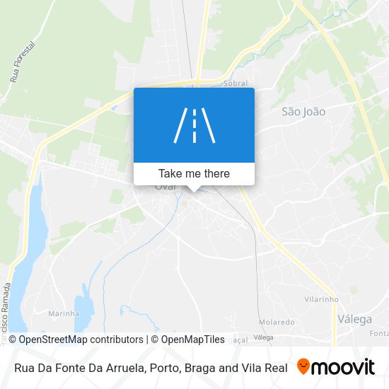 Rua Da Fonte Da Arruela mapa