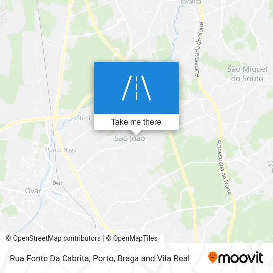 Rua Fonte Da Cabrita map