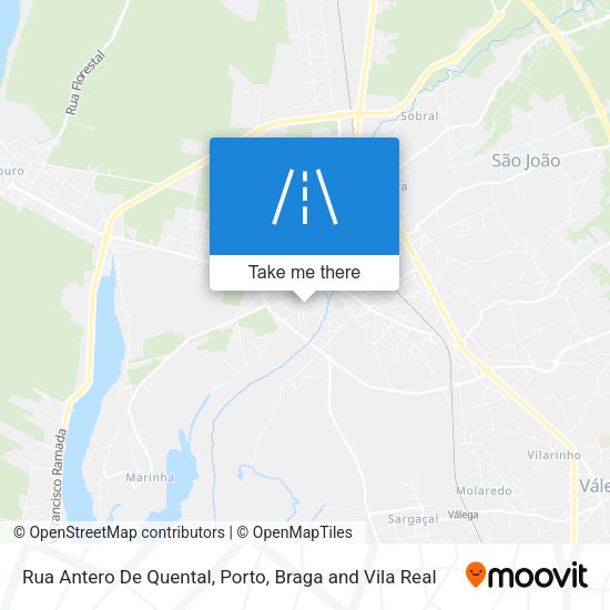 Rua Antero De Quental mapa
