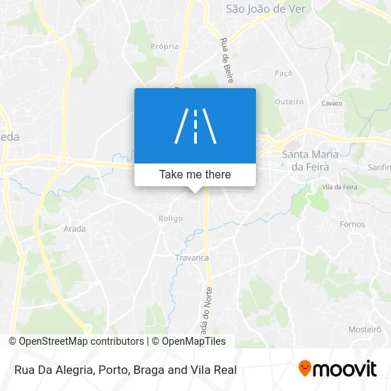 Rua Da Alegria map