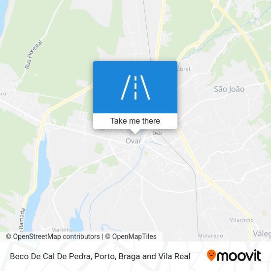 Beco De Cal De Pedra mapa