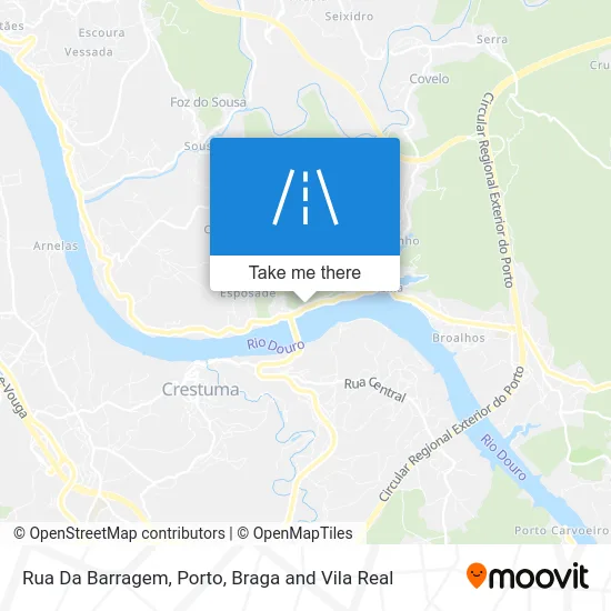 Rua Da Barragem map
