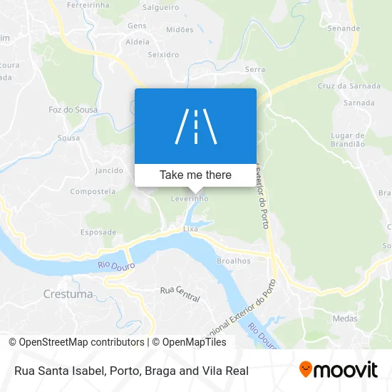 Rua Santa Isabel map