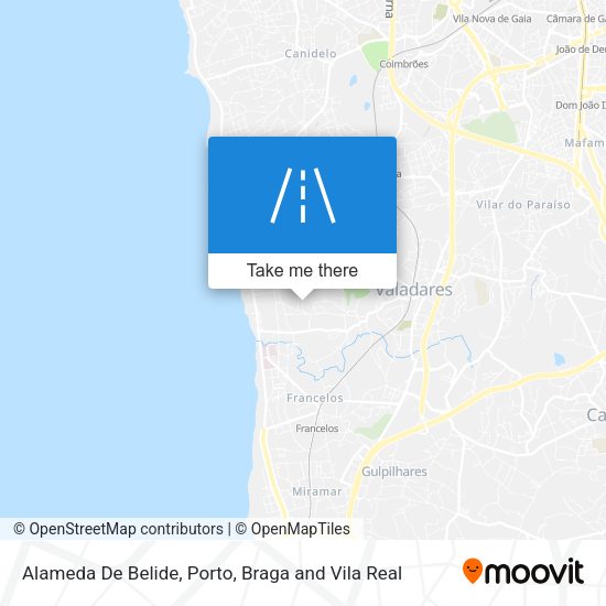 Alameda De Belide mapa