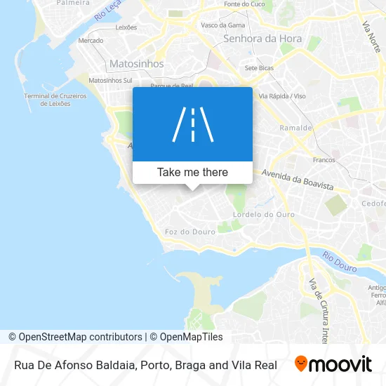 Rua De Afonso Baldaia map