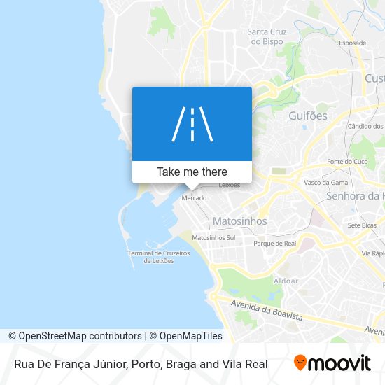 Rua De França Júnior mapa