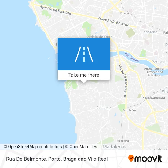 Rua De Belmonte map
