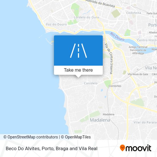 Beco Do Alvites mapa