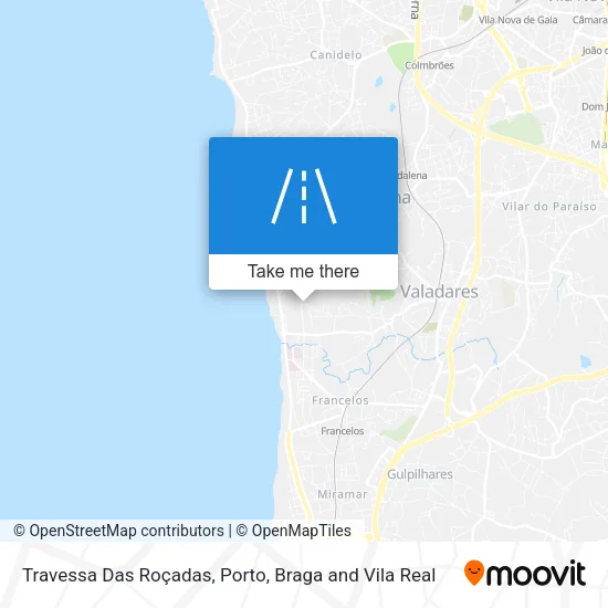 Travessa Das Roçadas map