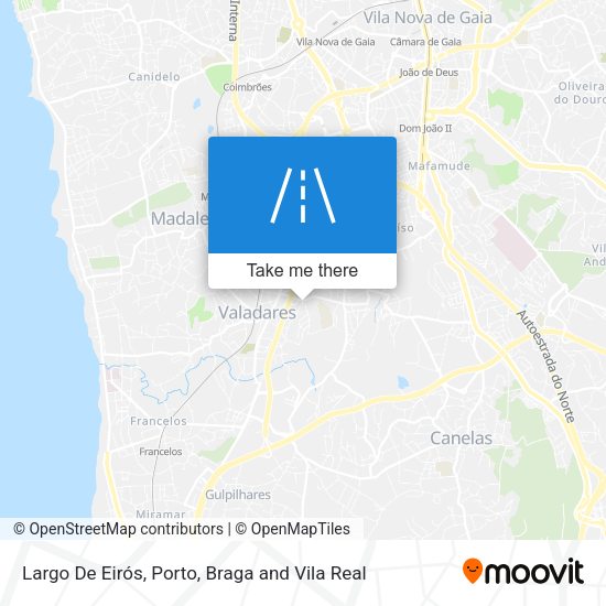 Largo De Eirós mapa