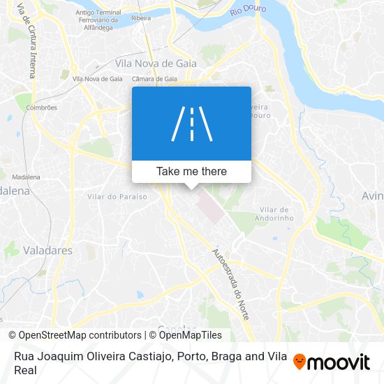 Rua Joaquim Oliveira Castiajo mapa