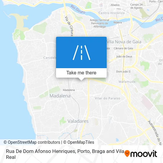 Rua De Dom Afonso Henriques map