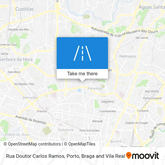 Rua Doutor Carlos Ramos map