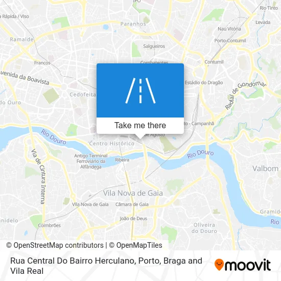 Rua Central Do Bairro Herculano map