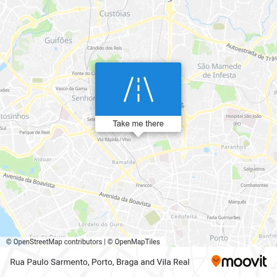 Rua Paulo Sarmento map