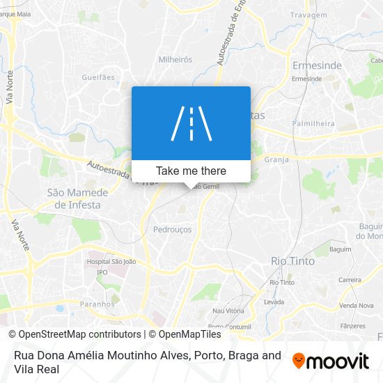 Rua Dona Amélia Moutinho Alves map