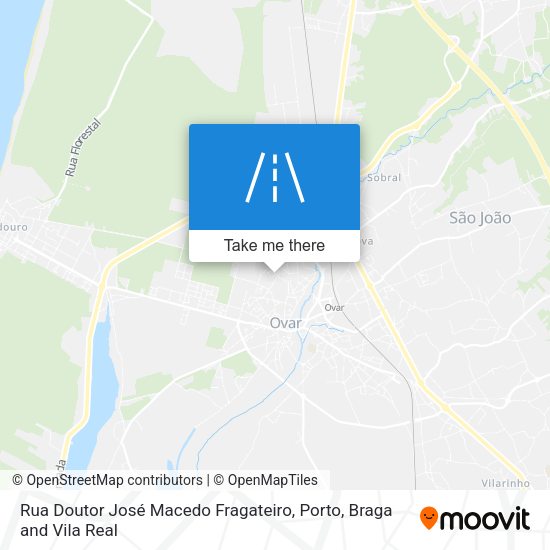 Rua Doutor José Macedo Fragateiro mapa