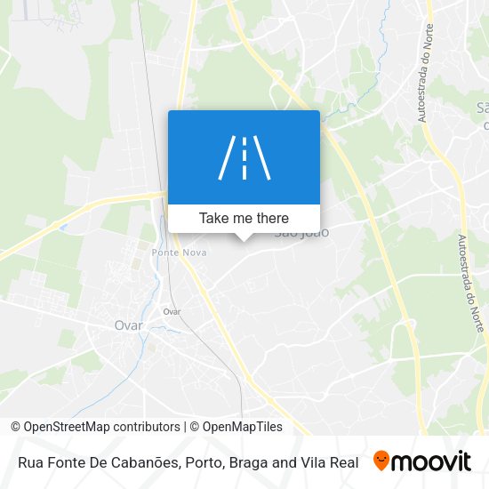 Rua Fonte De Cabanões map