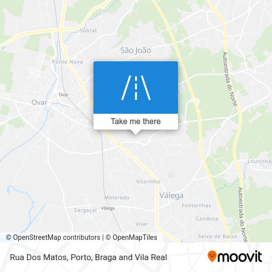 Rua Dos Matos mapa
