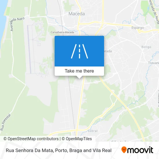 Rua Senhora Da Mata map