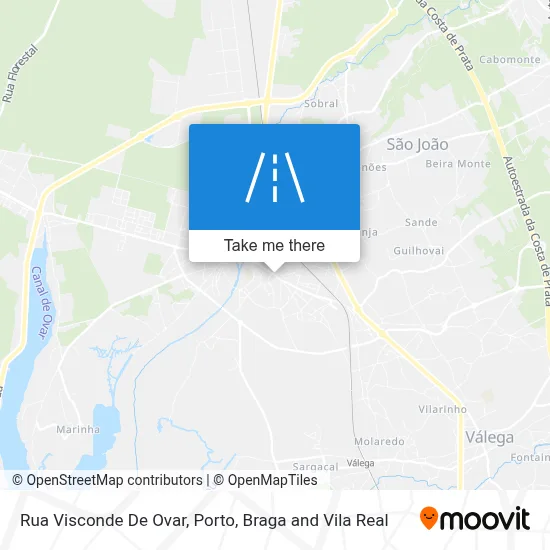 Rua Visconde De Ovar map