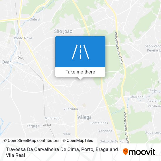 Travessa Da Carvalheira De Cima map